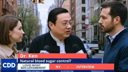 Japanese scientist at a press conference with censored text overlay